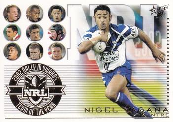 2003 Select XL - Team of the Year #TY3 Nigel Vagana Front
